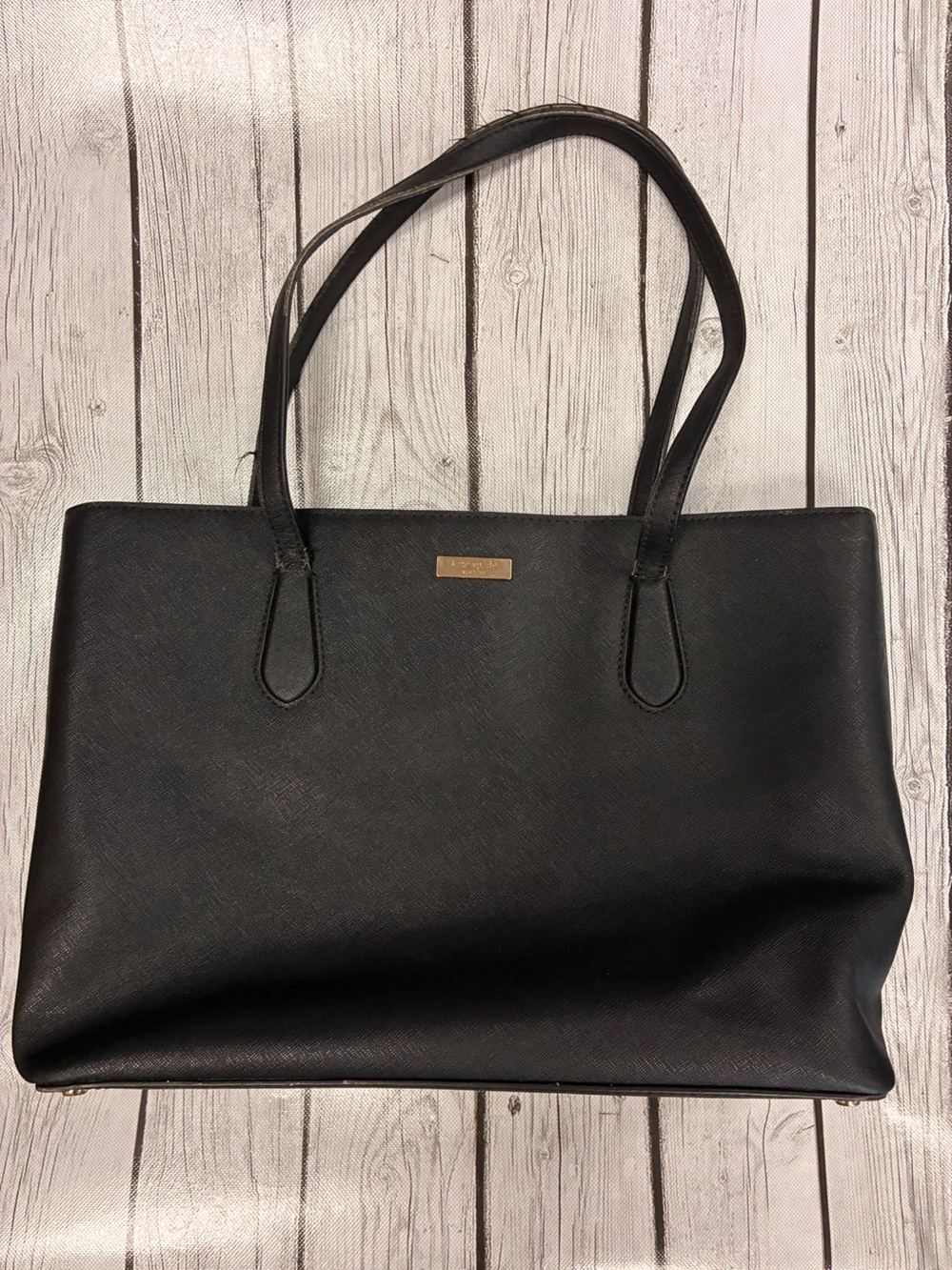 Kate Spade Newbury Lane Briar Saffiano Leather Tote Bag Black
